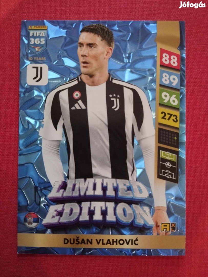 D. Vlahovic (Juventus) FIFA 365 2025 Limited Edition focis kártya