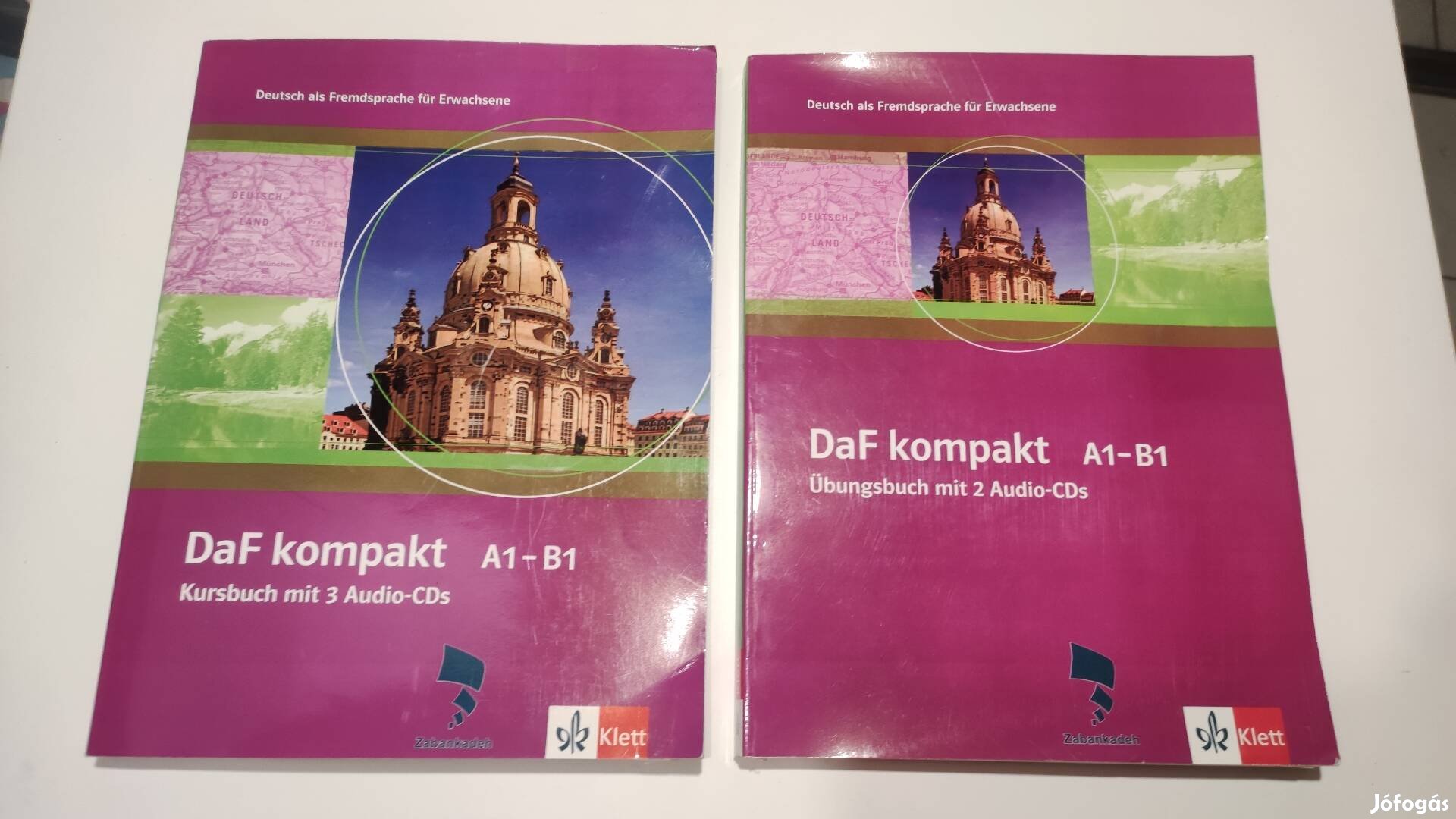 DaF kompakt A1-B1 német nyelvkönyv, Kursbuch és Übungsbuch