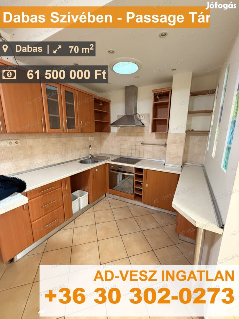 Dabas Szívében - Passage Társasházban lakás eladó