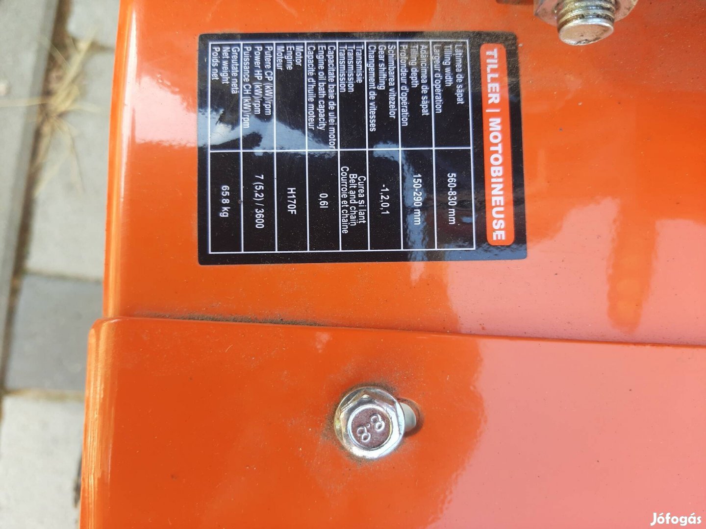 Dac típusú rotációs kapa, eladó