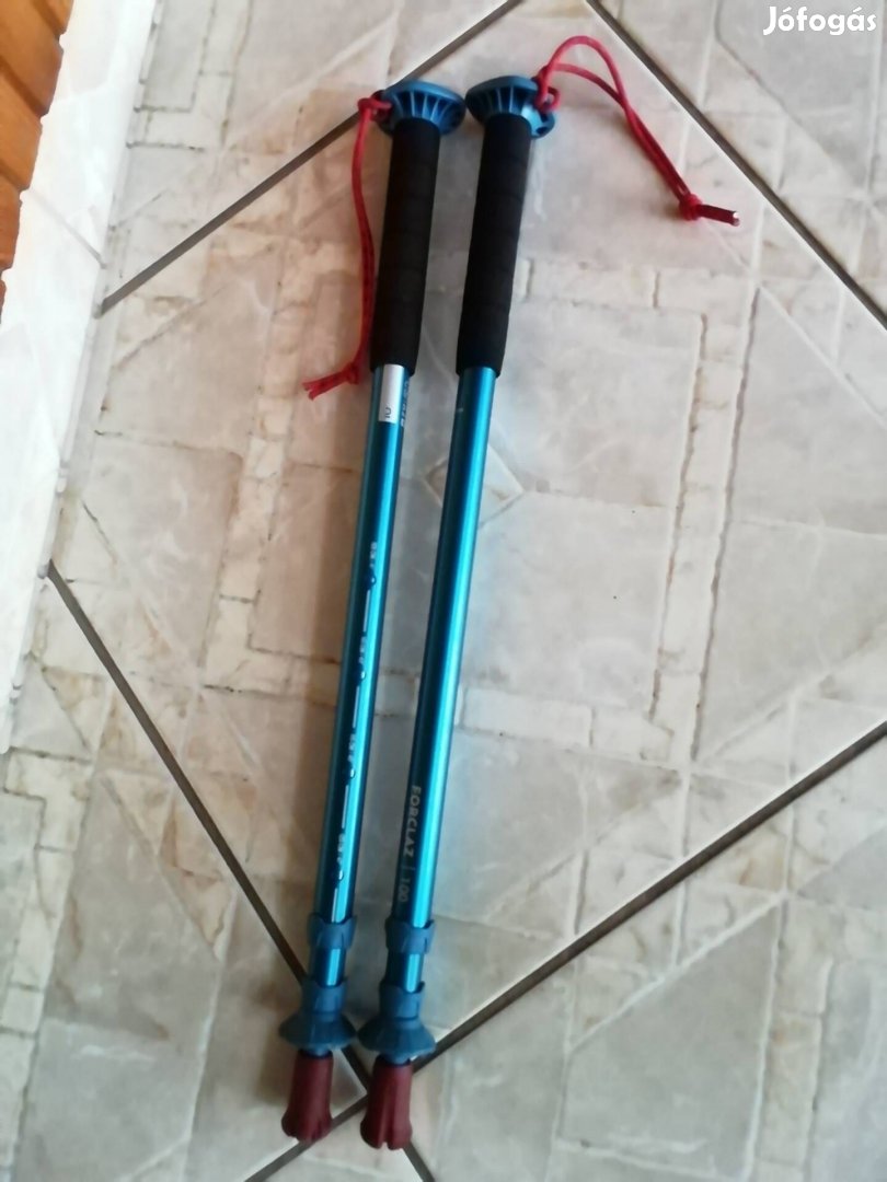Dacathlonos teleszkópos túrabot, sétáló bot, 120 cm. Új állapotban 