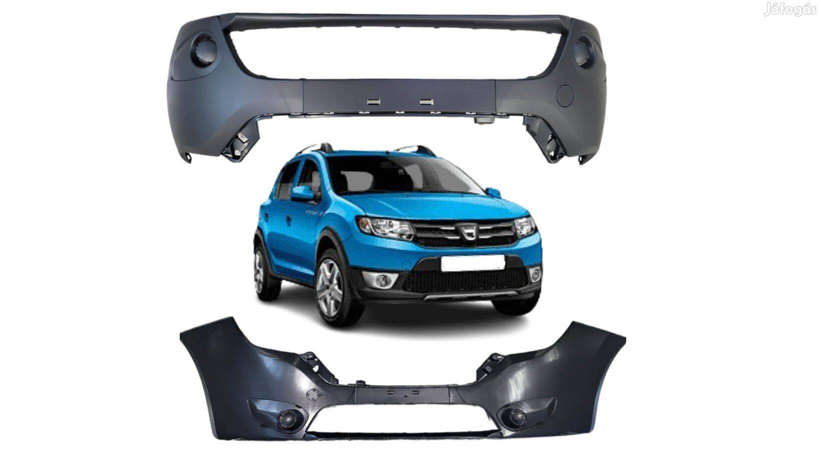 Dacia Dokker lökhárító héj ködlámpa takaróval