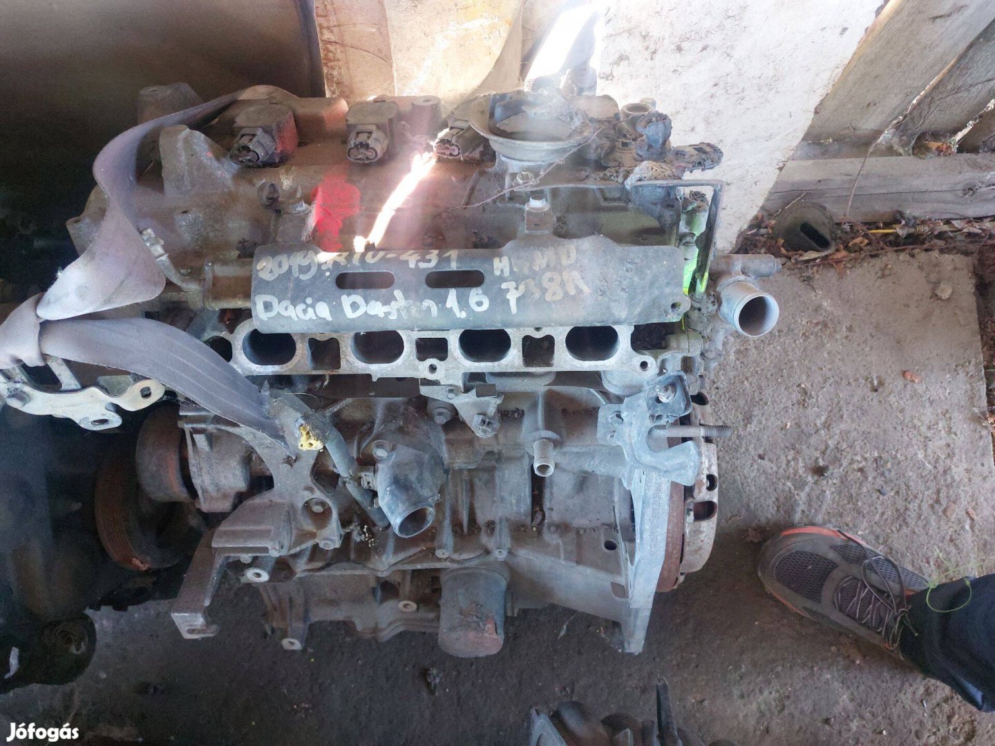 Dacia Duster 1.6 komplett motor H4MD738R