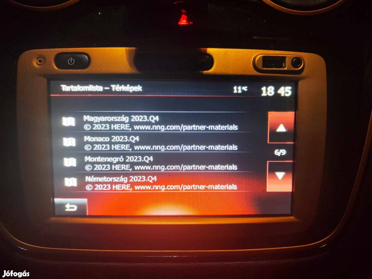 Dacia Duster Medianav navigáció térkép csomag