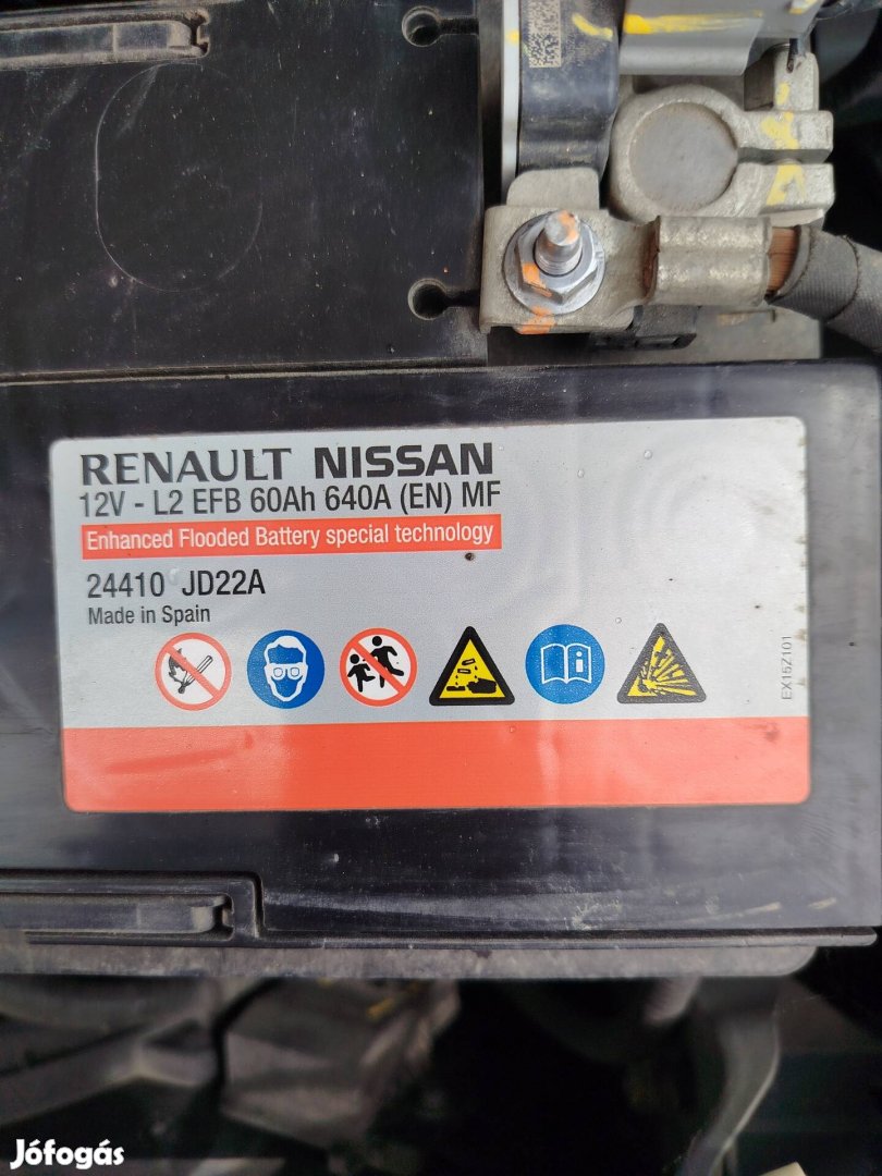 Dacia Lodgym gyári akkumlátor EFB Start-Stopps 640ah eladó!