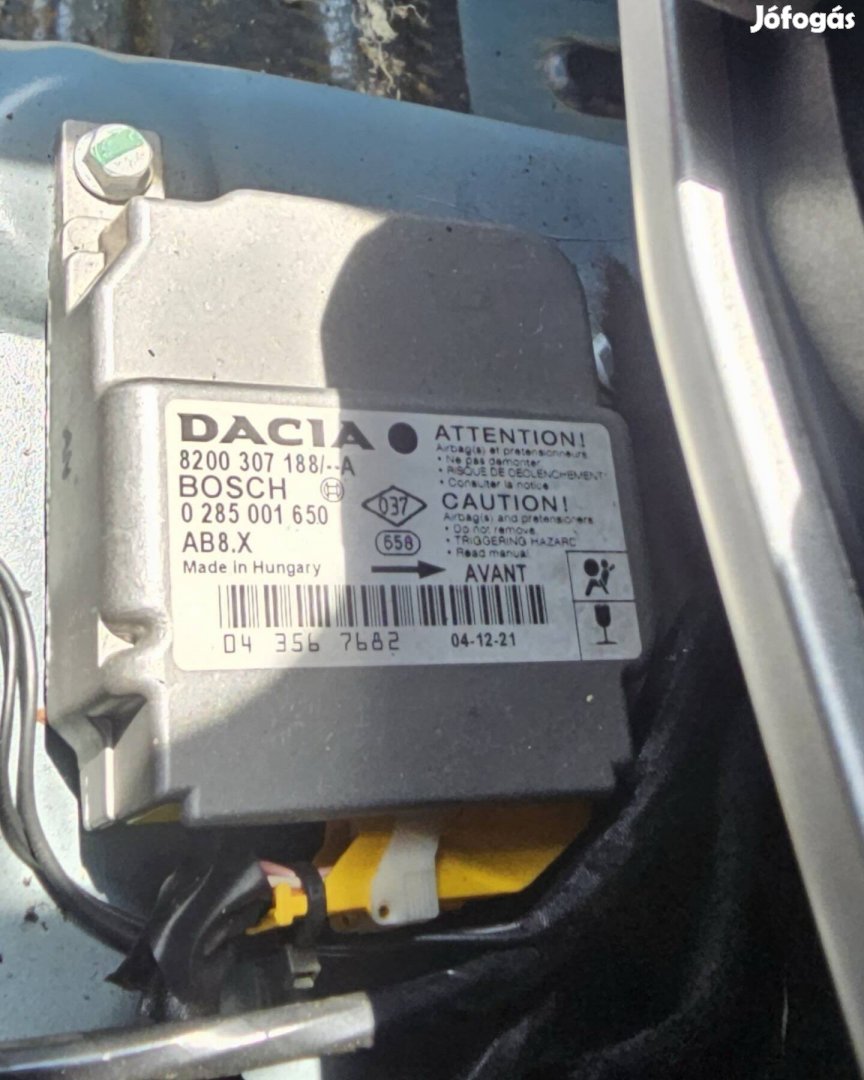 Dacia Logan légzsák indító vezérlő elektronika 6000