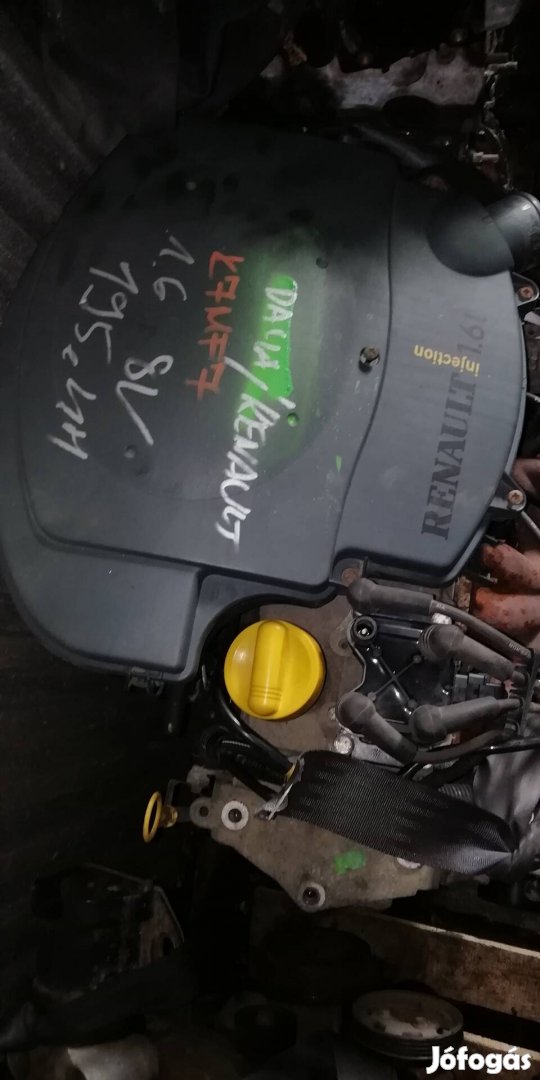 Dacia Renault 1.4 8V MPI K7J motor komplett garanciával