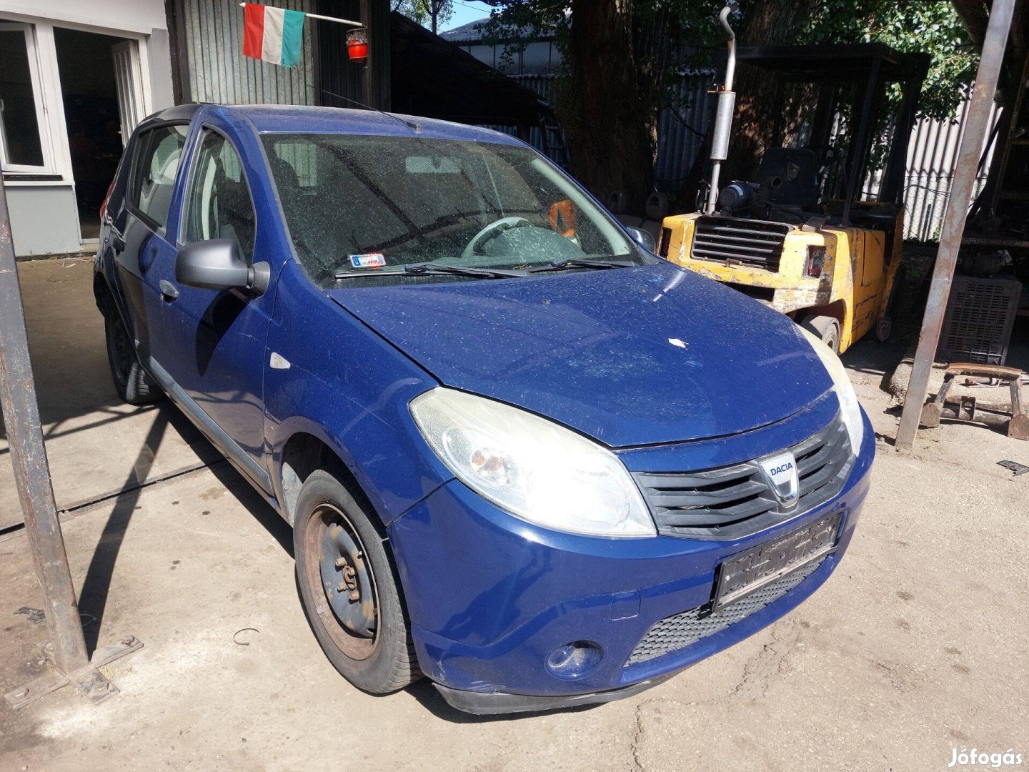 Dacia Sandero 1 karosszéria elemei kék OV61H