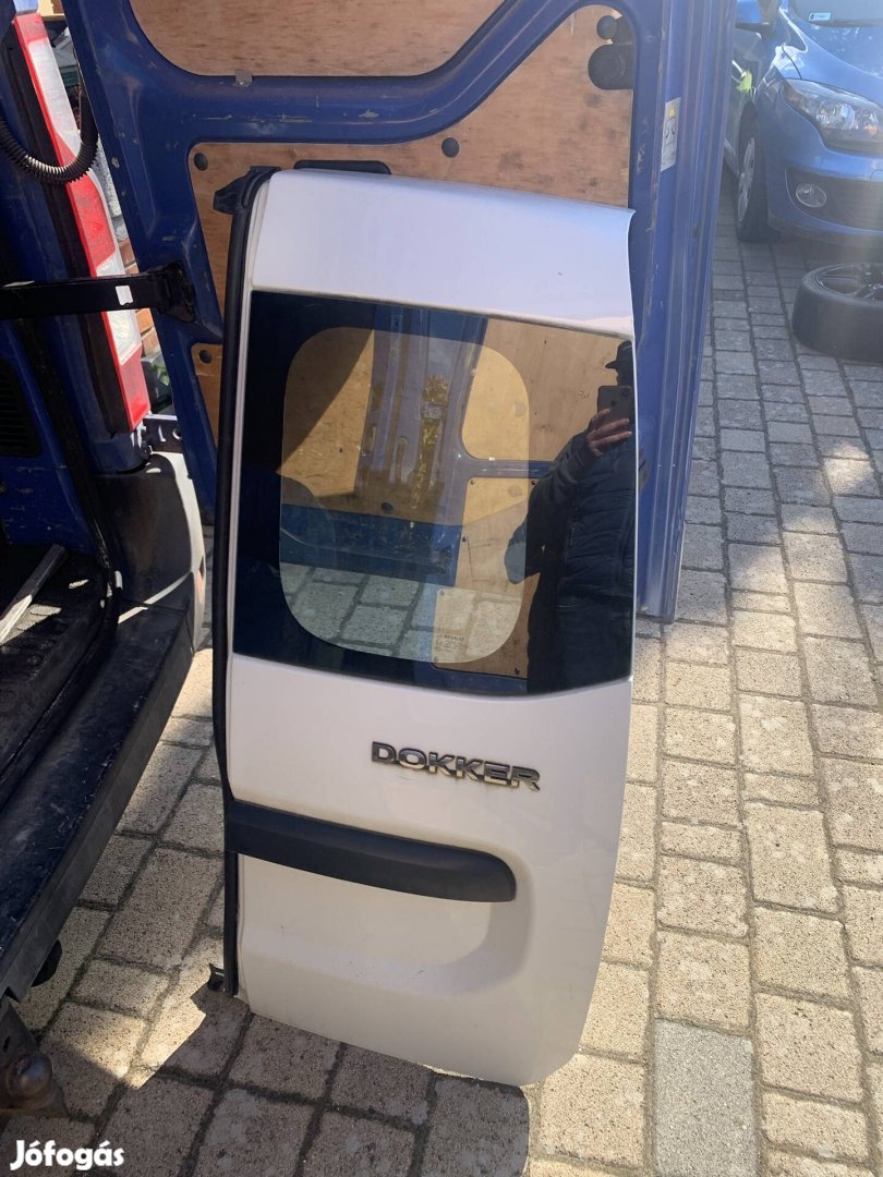 Dacia dokker fehér üveges csomagtér szárnyas ajtó