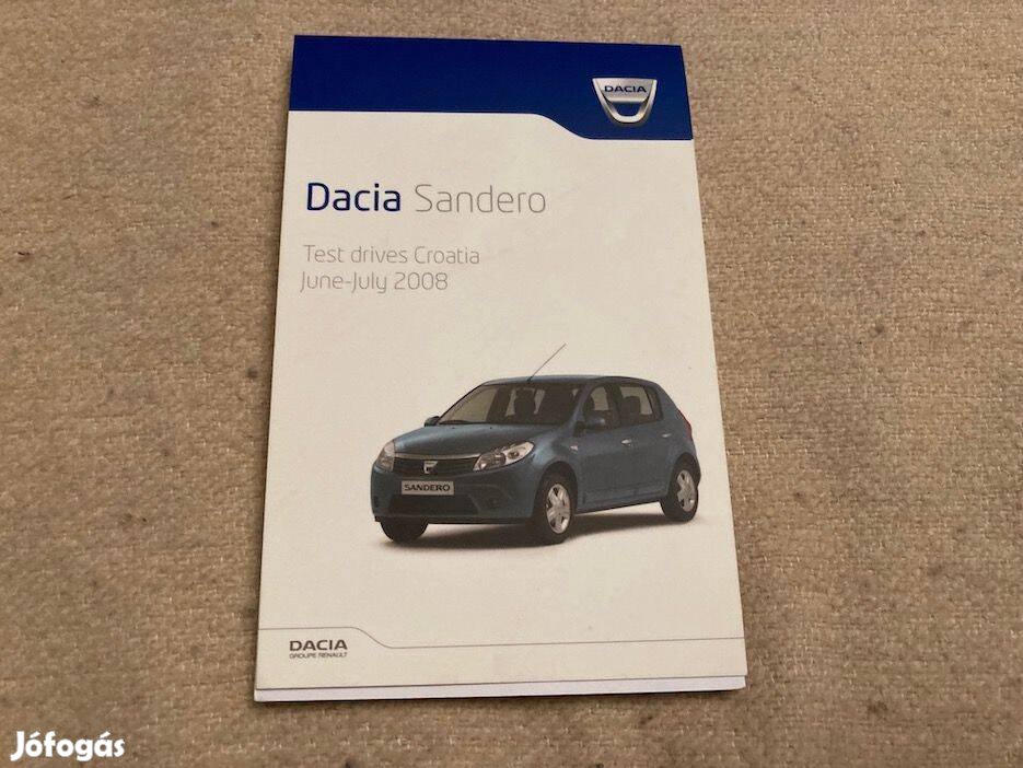 Dacia jegyzetfüzet, notesz