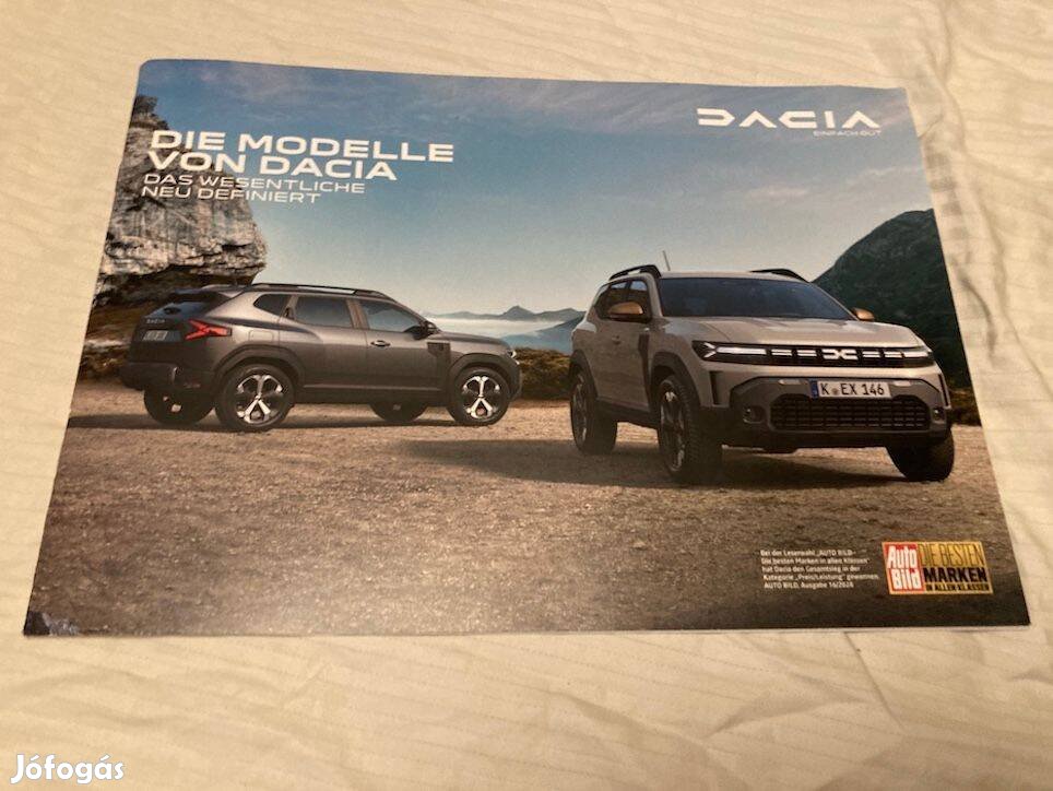 Dacia modellprogram katalógus, prospektus, brosúra