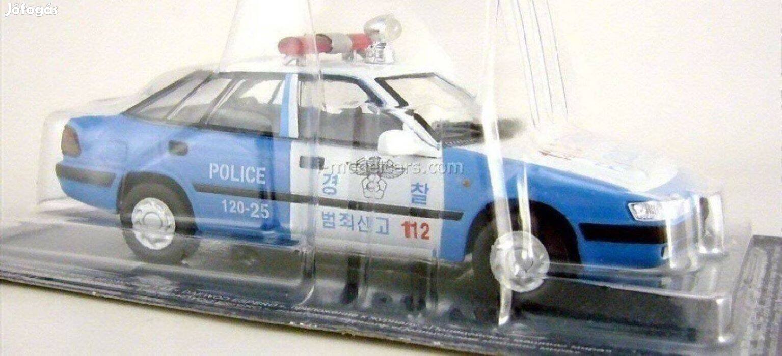 Daewoo Espero S del korejai police kisauto modell 1/43 Eladó