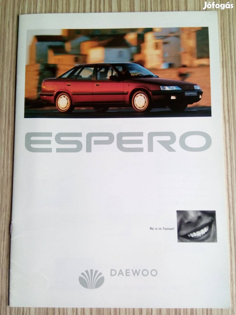 Daewoo Espero (1996) prospektus, katalógus.