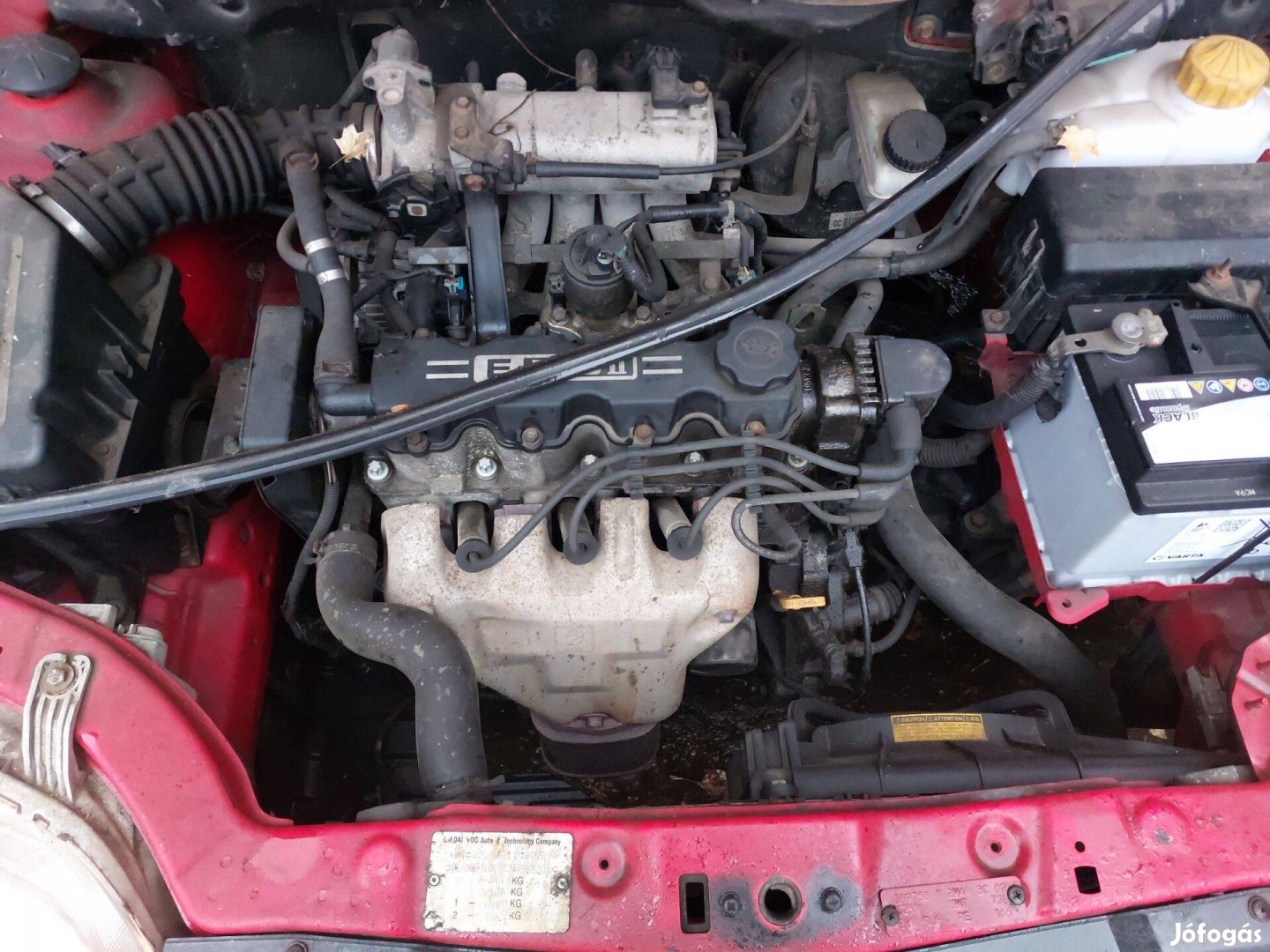 Daewoo Kalos 1.4 komplett motor F14S