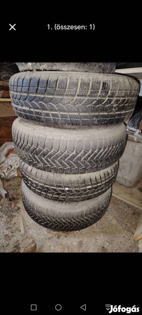 Daewoo Kalos felnik, téli gumikkal eladó! 
