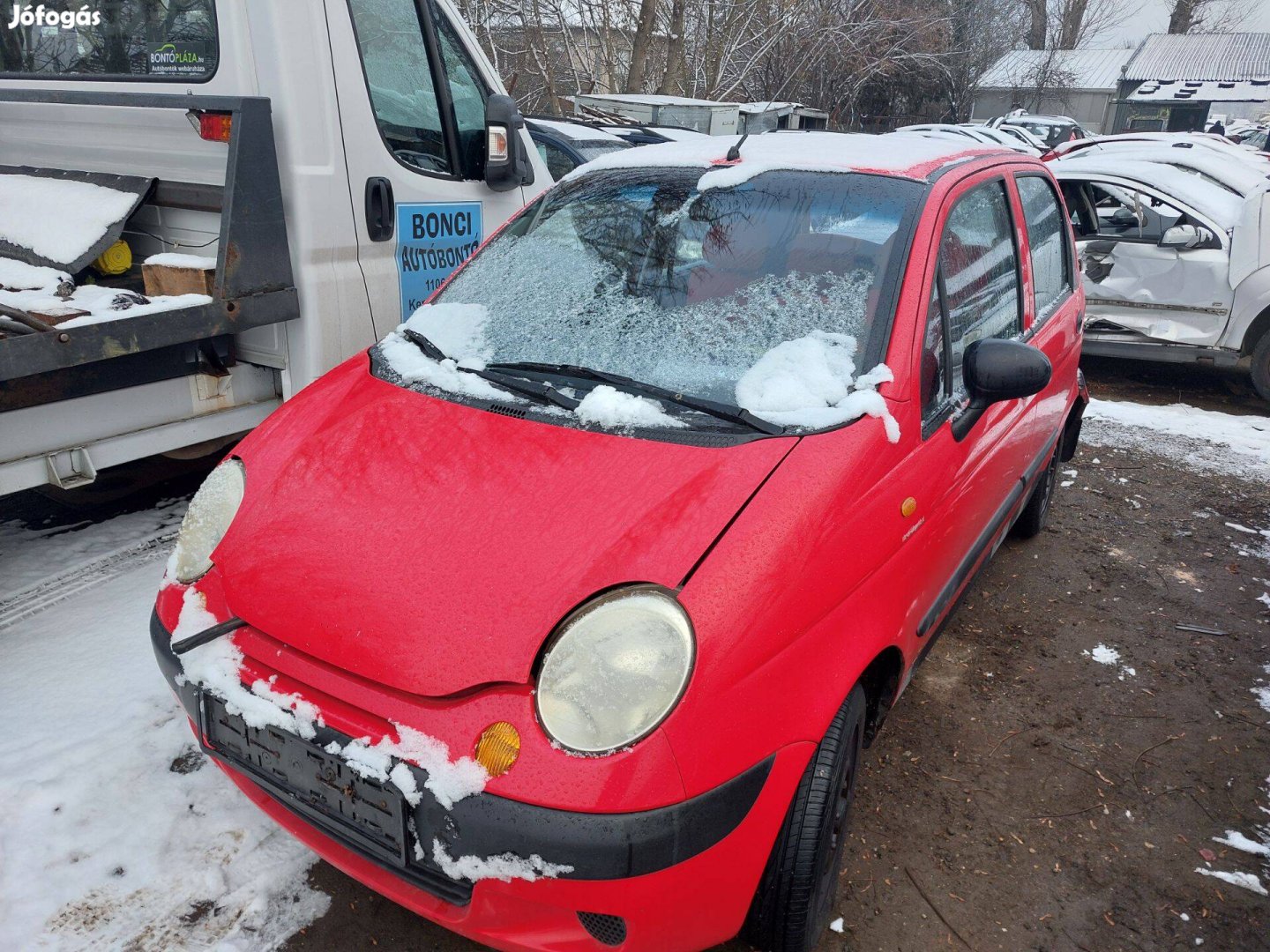 Daewoo Matiz 2 karosszéria elemei piros