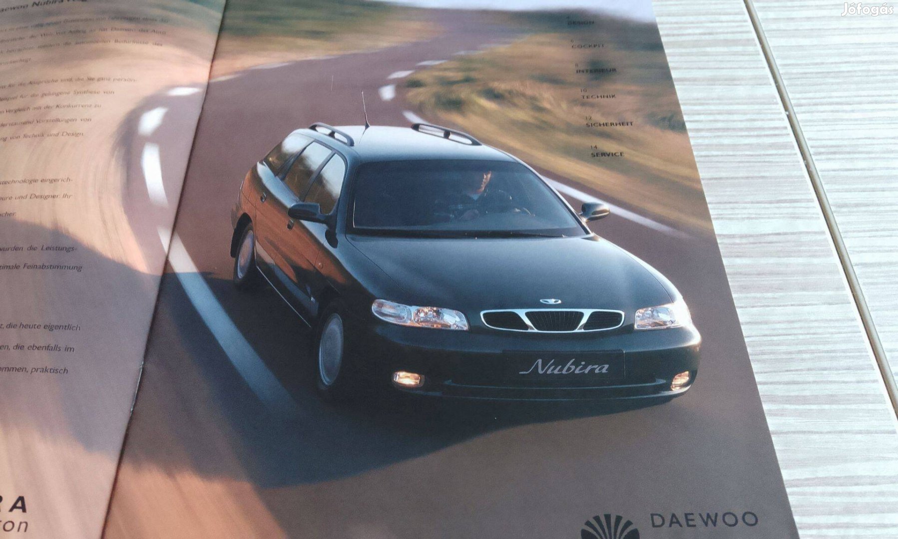 Daewoo Nubira kombi 1997 prospektus, katalógus