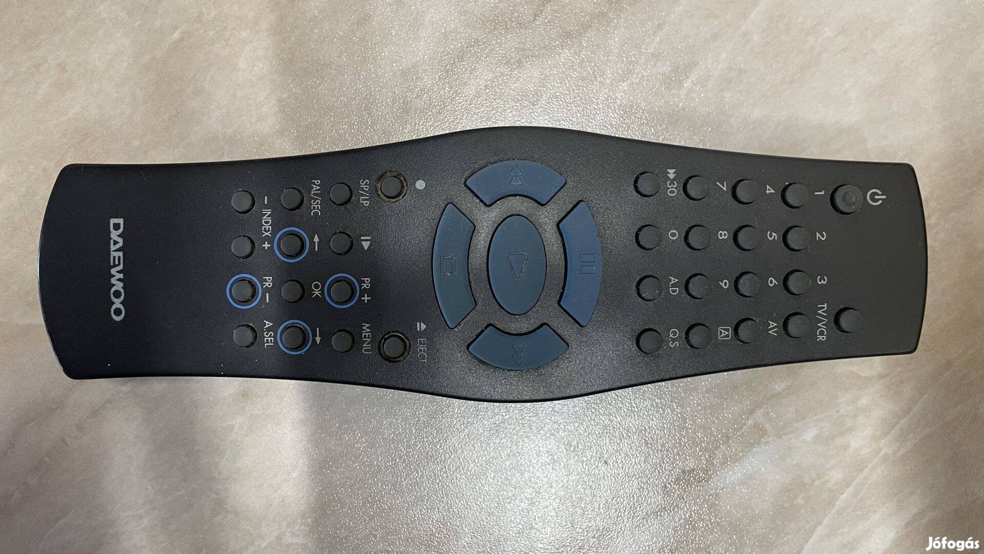 Daewoo TV VCR VHS távirányító tesztelt Q256P Q857P Q997P