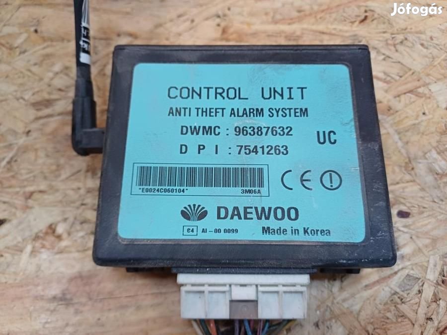 Daewoo Tacuma (2000-2008) Központizár Vezérlő Elektronika