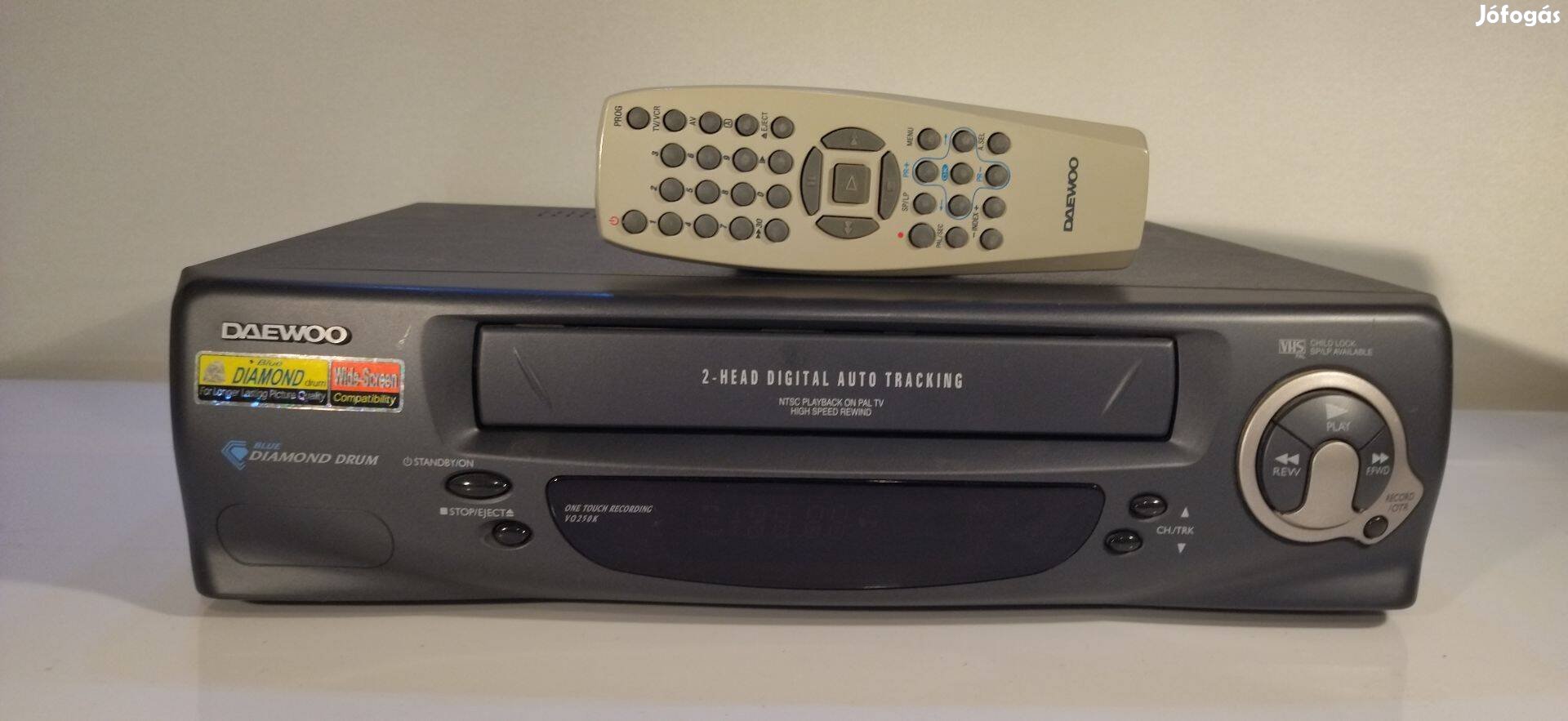 Daewoo VHS Video Videomagnó Távirányitóval Vq250