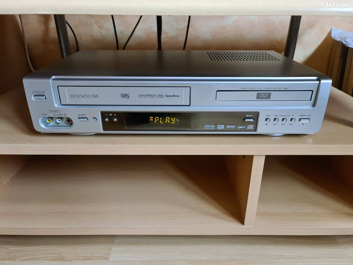 Daewoo dx-9840e divx dvd & vcr combi dvd video combo távirányítóval