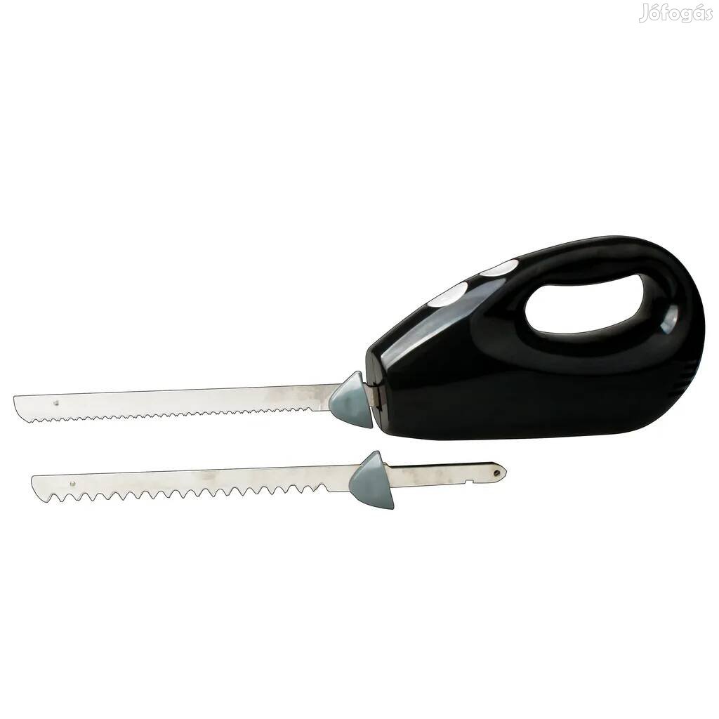 Daewoo elektromos kés, rozsdamentes acél pengékkel, biztonsági kapcs