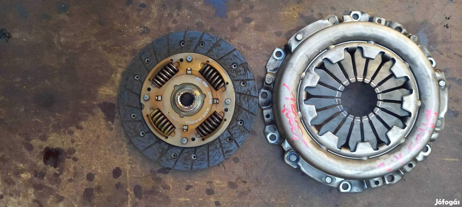 Daewoo kalos 1.2 kuplung szerkezet tárcsa 