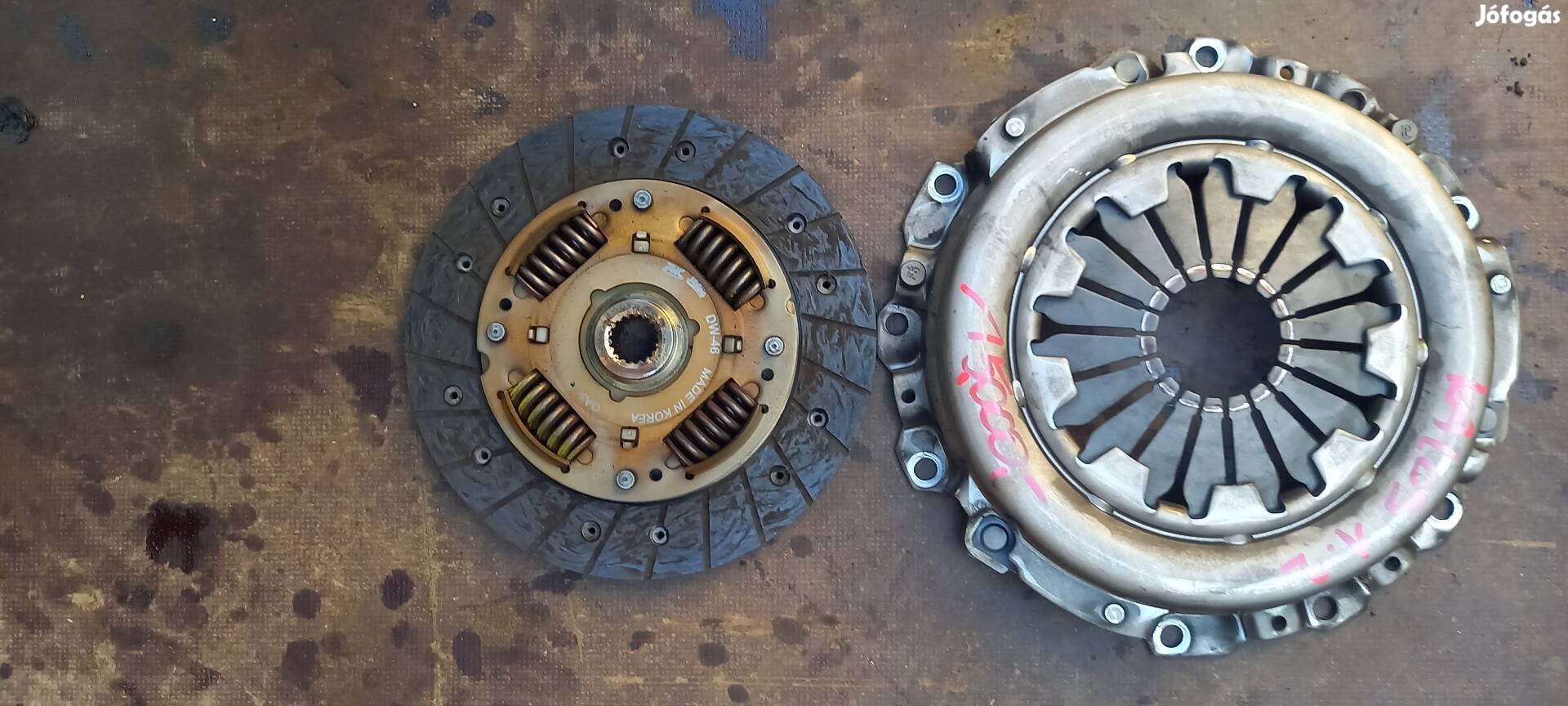 Daewoo kalos 1.2 kuplung szerkezet tárcsa 