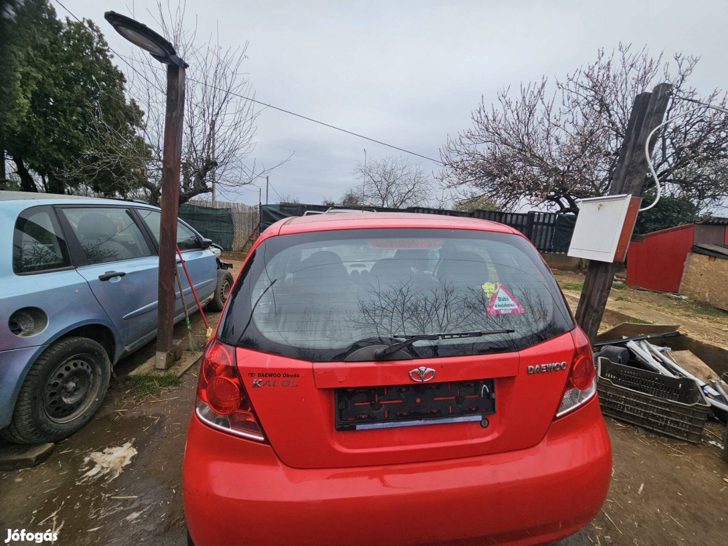 Daewoo kalos piros csomagtér ajtó Csomagtérajtó 20000