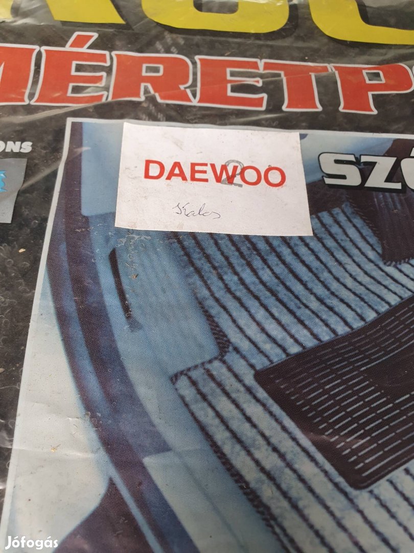 Daewoo kalos szövetszőnyeg garnitúra 
