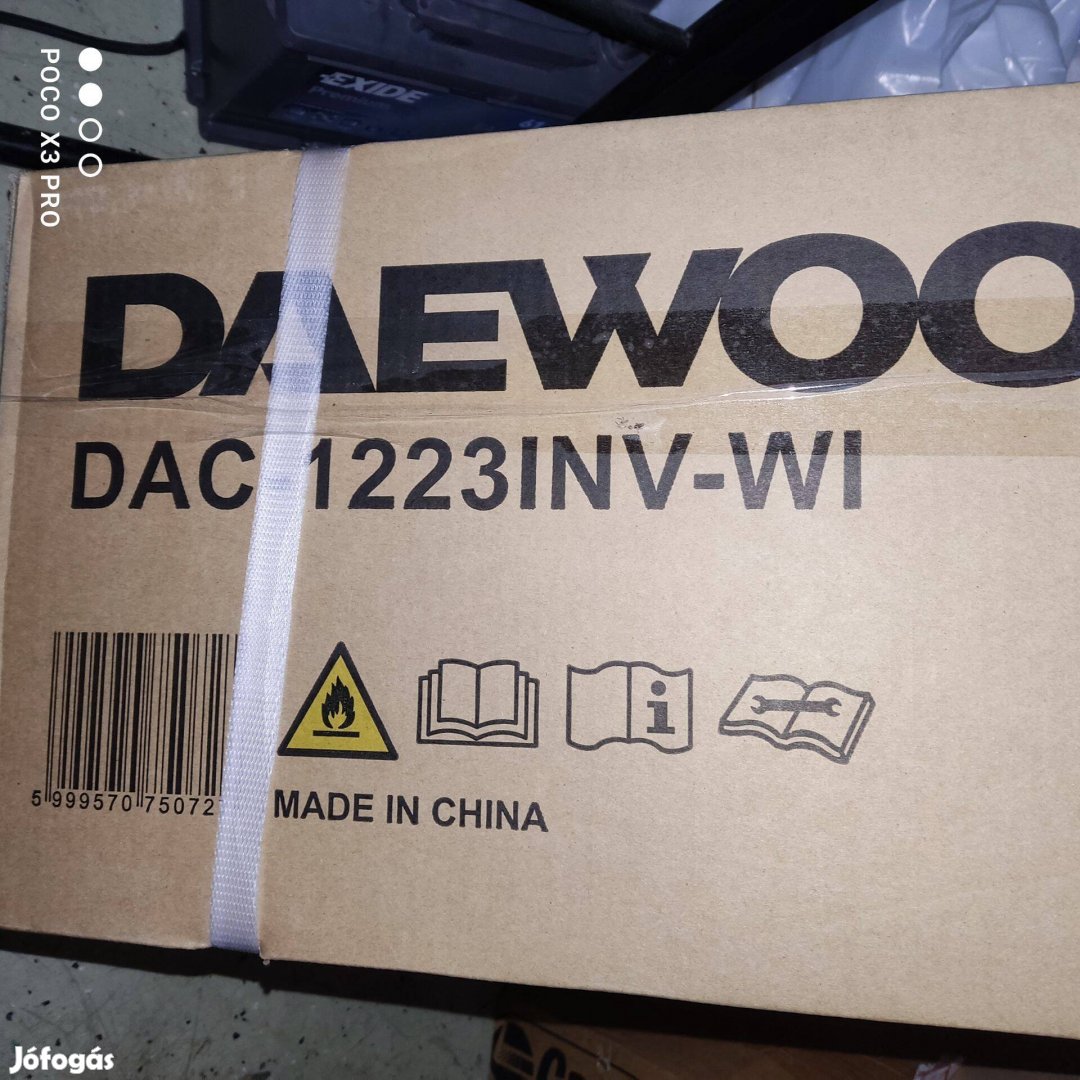 Daewoo légkondi inverteres split légkondicionáló hűtés fűtés r32