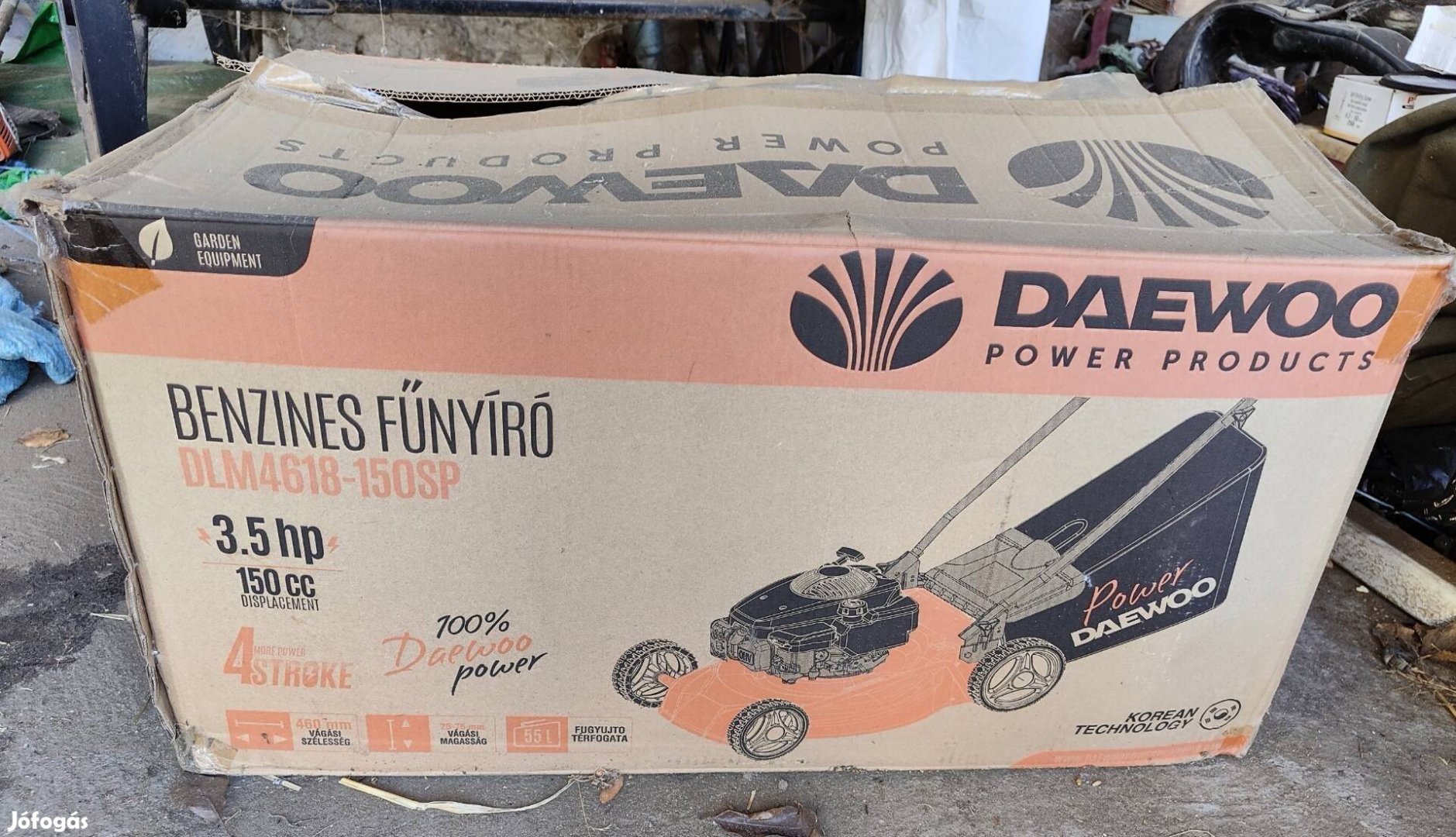 Daewoo önjáró új fűnyíró eladó 