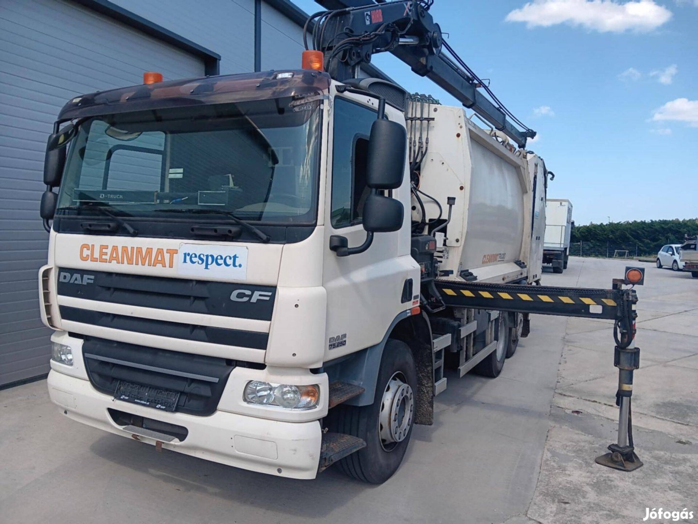 Daf CF 75 Hiab daru iglóürítő