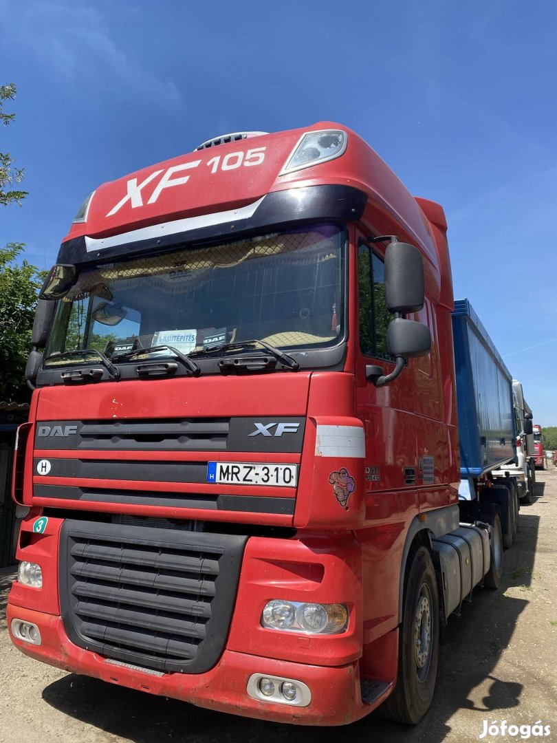 Daf xf 410 EURO5 nyergesvontató kamion hidraulikával 