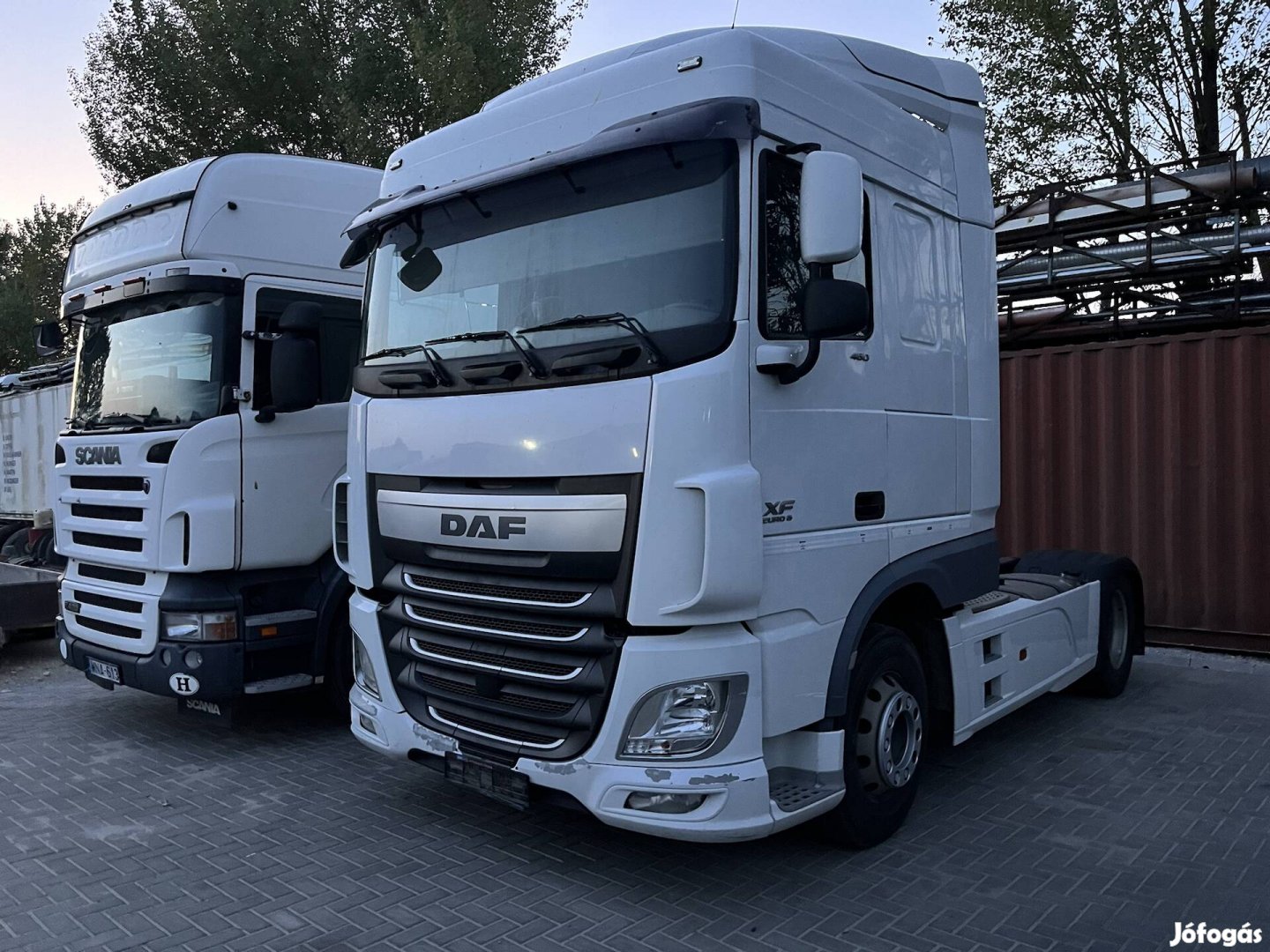 Daf xf billencs hyva hidraulikával eladó EURO6