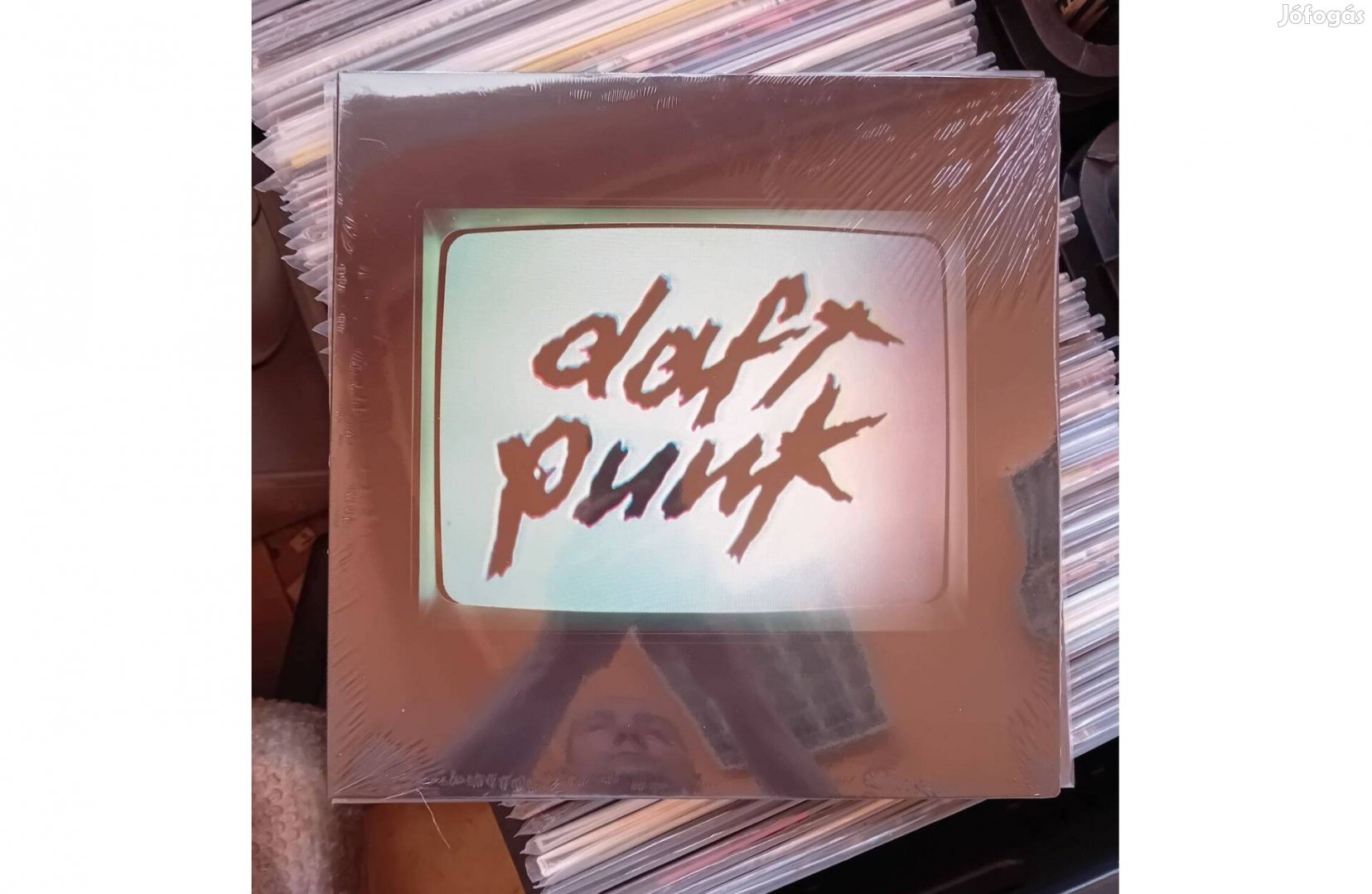 Daft Punk bakelit lemezek bontatlan uj