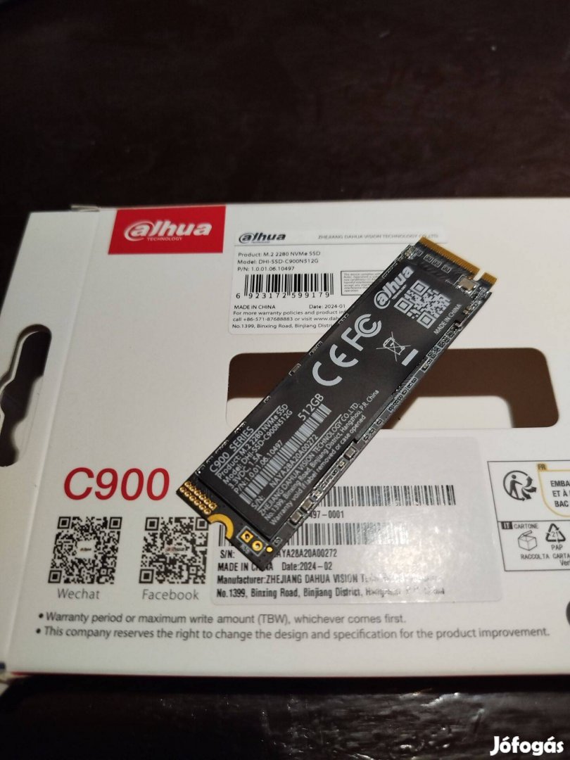 Dahua c900 Nvme M.2 512GB SSD