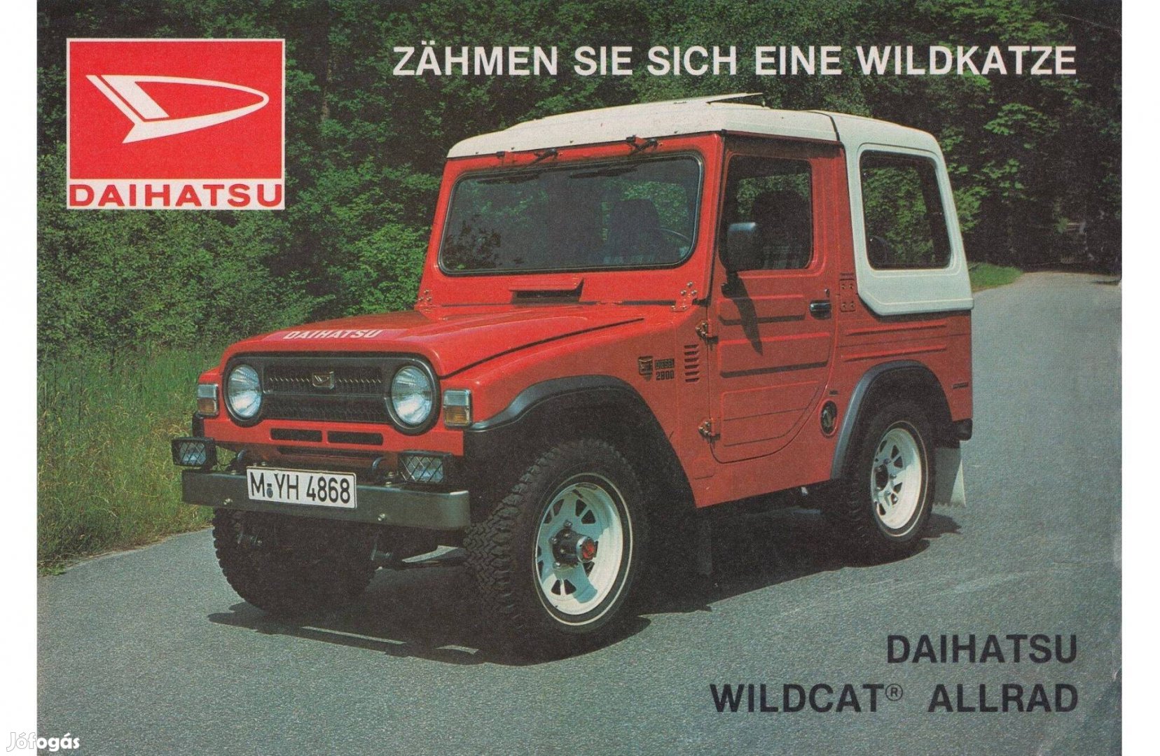 Daihatsu Wildcat és Sparcar prospektus