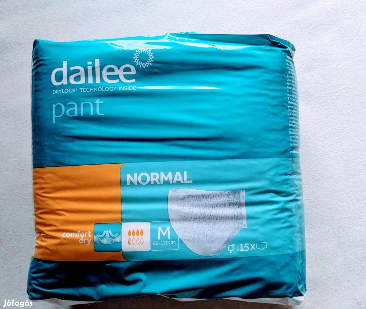 Dailee Pant Normál Pelenka! - Méret M - Bontatlan! 15 db / csomag