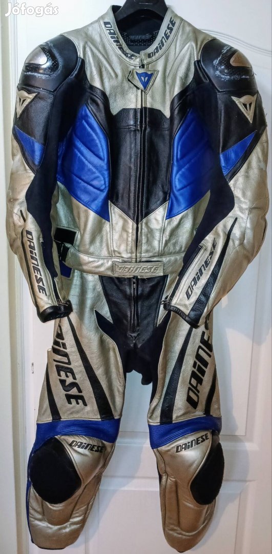 Dainese Titán/karbon protektoros 50-es bőrruha eladó