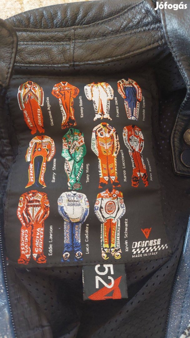 Dainese bőr motoros overál / 2 részes ruha, 52-es méret