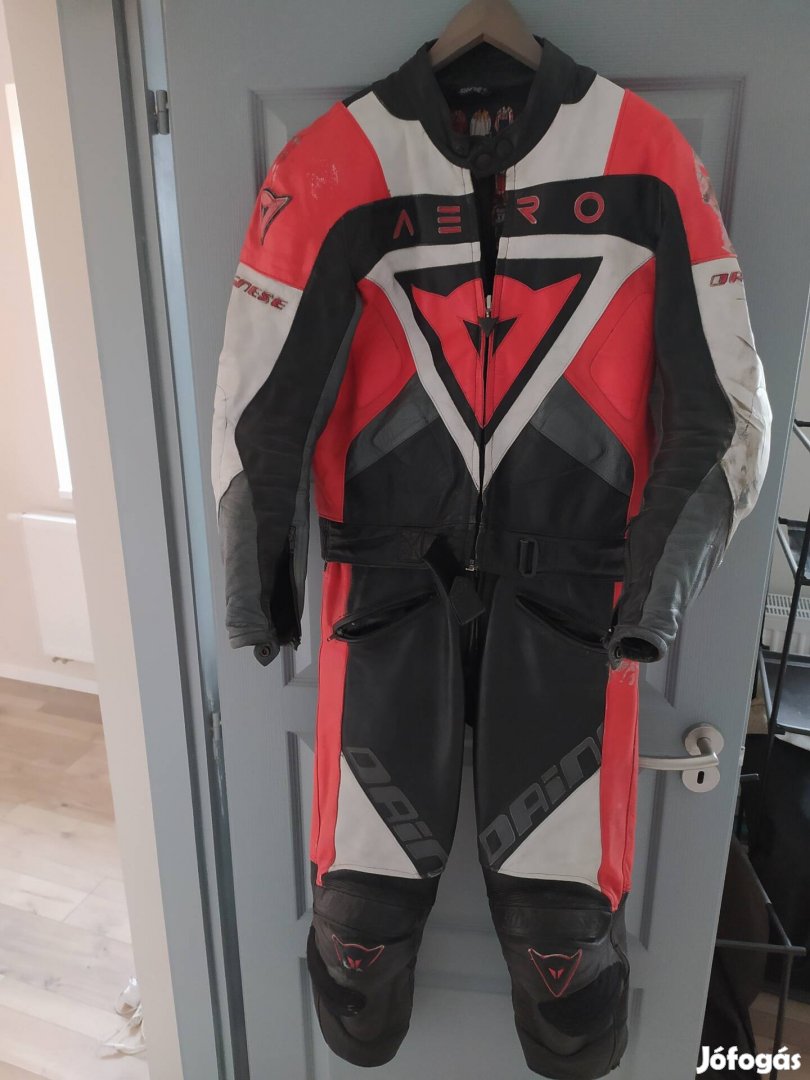 Dainese kétrészes full protektoros motoros bőr ruha 