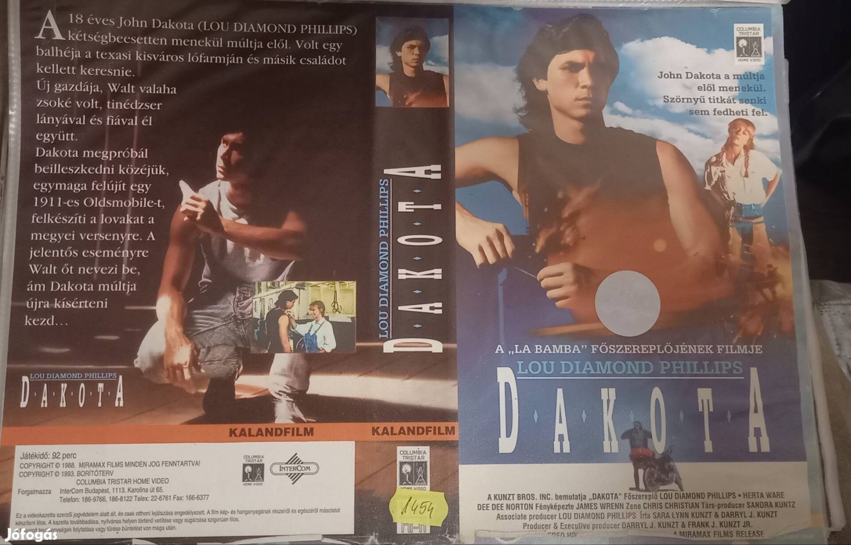 Dakota - kaland vhs - Lou Diamond Philips- nagytok