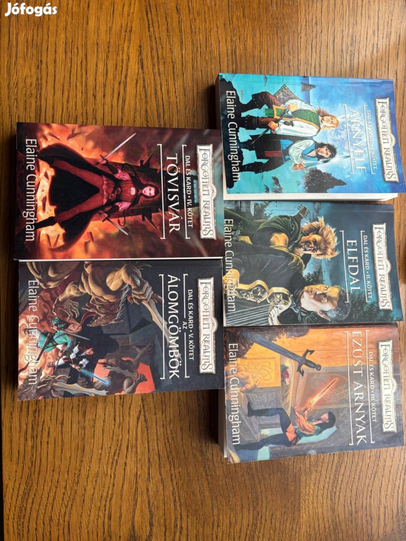 Dal és kard fantasy regények 5db