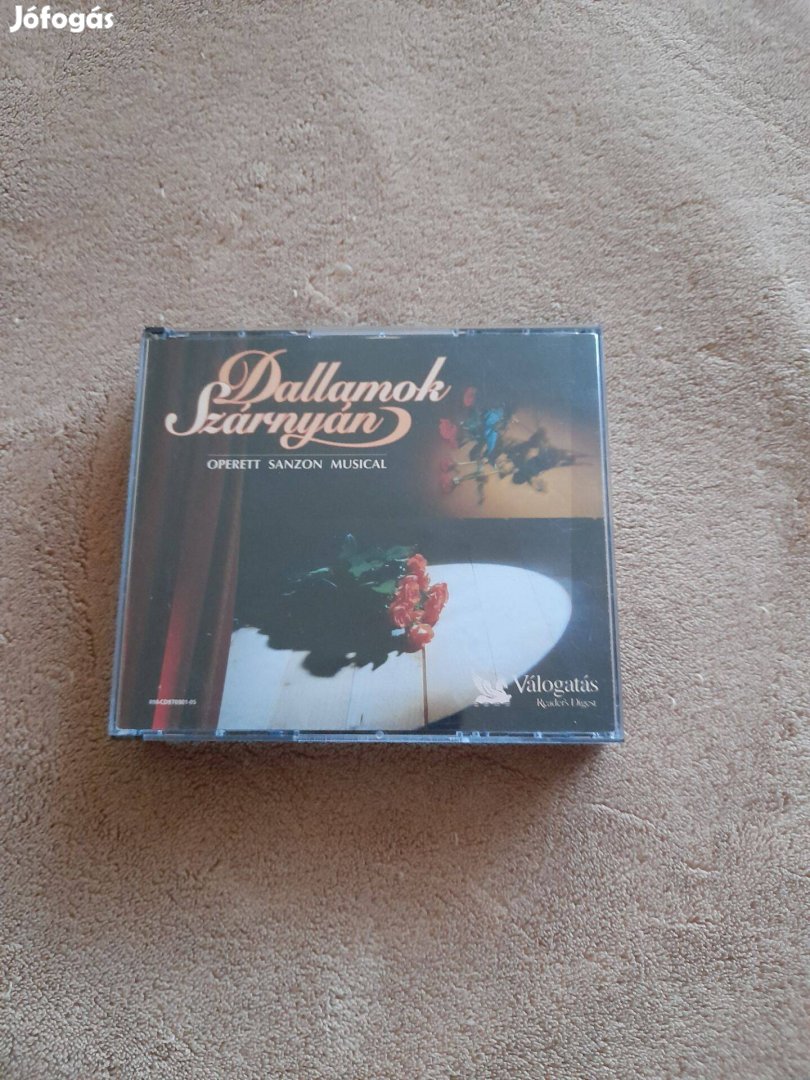 Dallamok szárnyán- operett sanzon musical 5 cd 1997 Reader's Diges