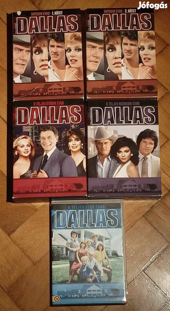 Dallas 1 , 4 , 5 , 6 évad dvd 2999 Ft / évad