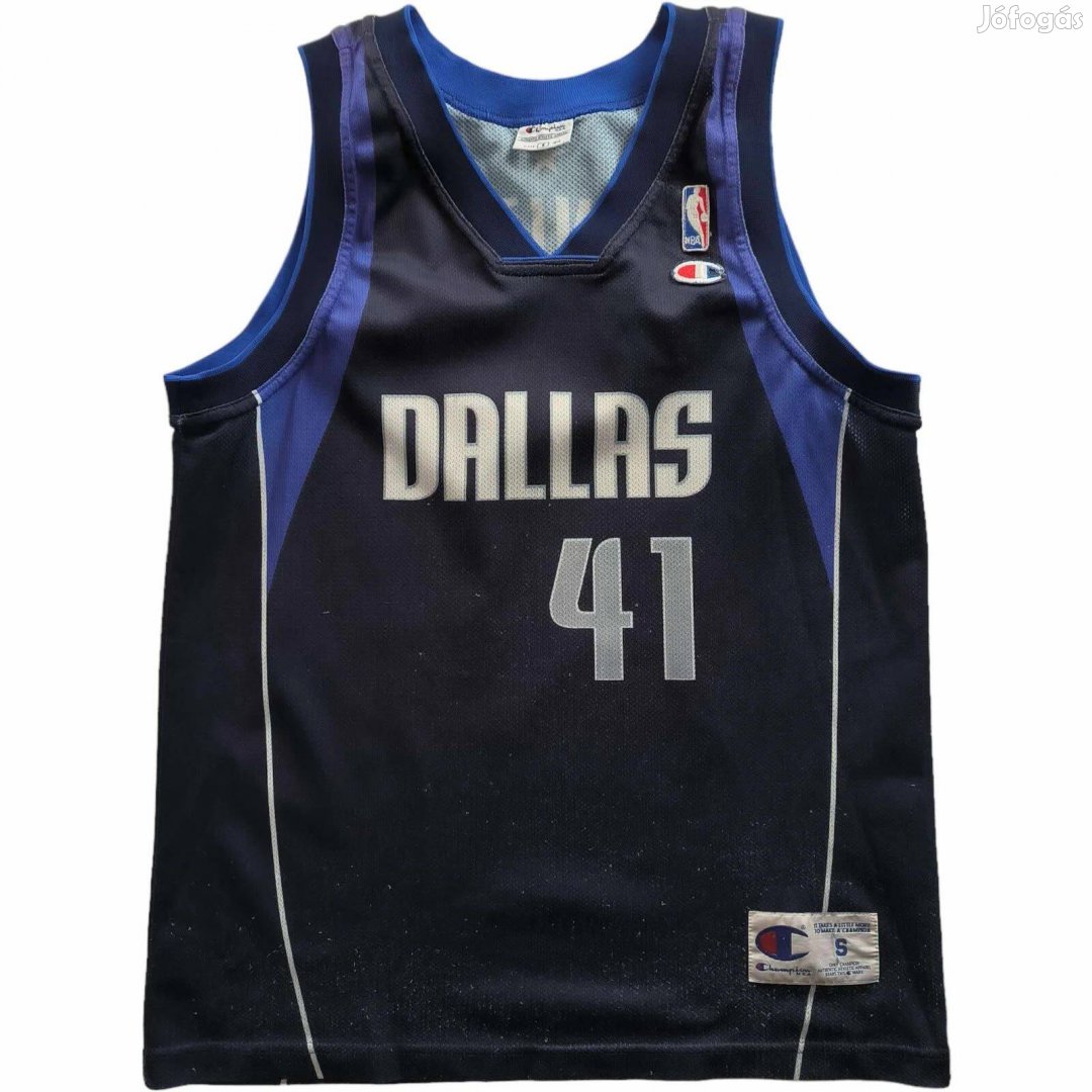 Dallas Mavericks Dirk Nowitzki Champion EU NBA mez S-es