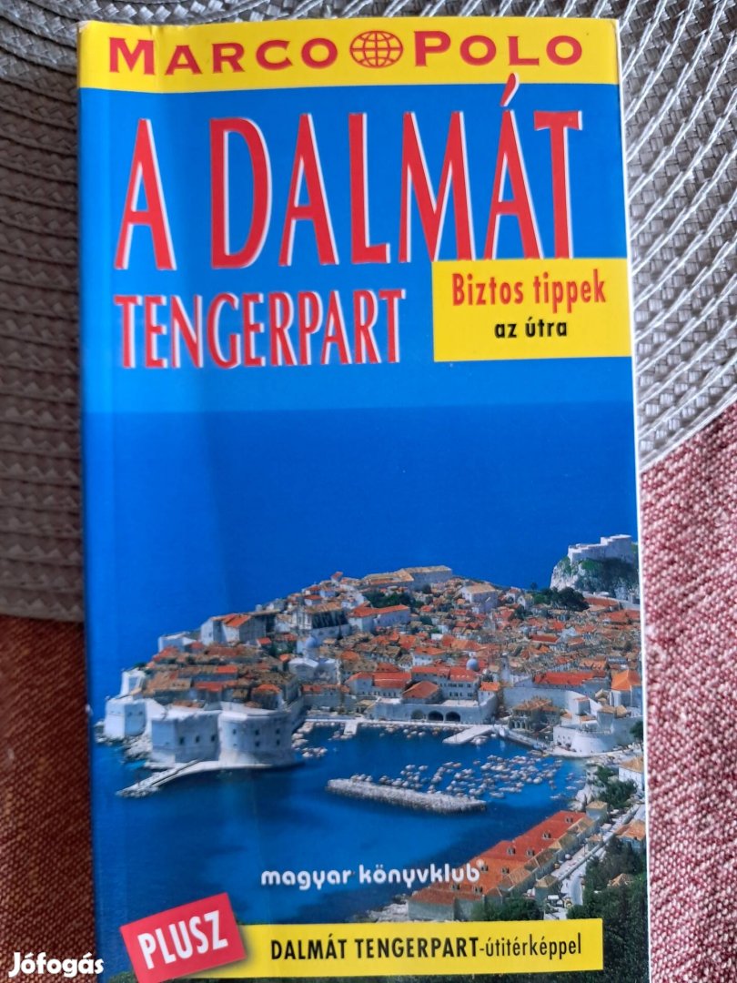 Dalmát Tengerpart 10 Oldalas Útitérképpel 