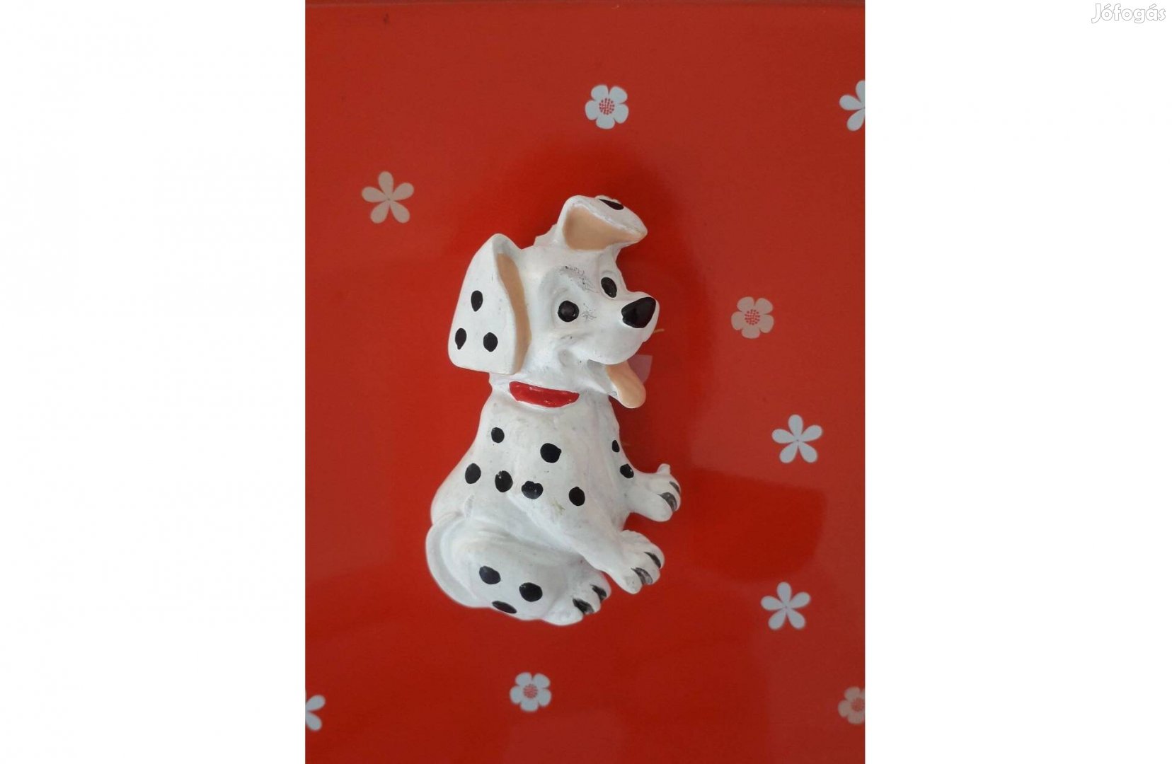 Dalmata kerámia hűtőmágnes 6 cm új hibátlan