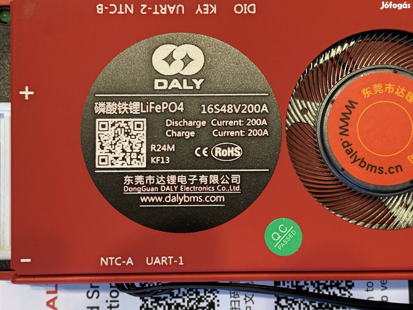Daly 200A 16S 48V Smart Bluetooth BMS Balancer Lifepo4 lítium